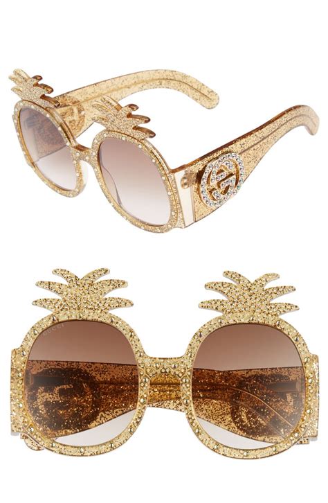 gucci pineapple sunglasses fake|gucci swarovski sunglasses.